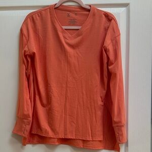 Xersion Coral Orange Long Sleeve Tee